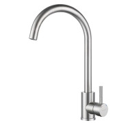 Смеситель для кухни GranFest Z-5410, нержавейка