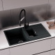 Кухонная мойка Ulgran Quartz Prima 860 1,5K-09, асфальт