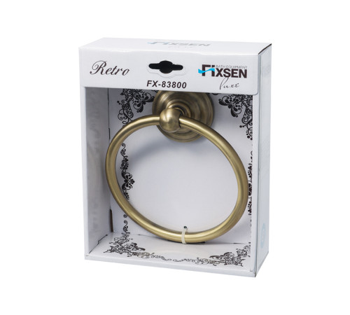 Полотенцедержатель кольцо Fixsen Retro FX-83811