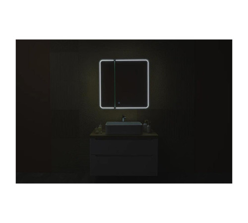 Зеркало-шкаф Silver Mirrors Alliance 805х800 Slim (сенсорный выключатель)