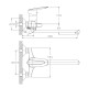 Смеситель для ванны Haiba HB2207, хром