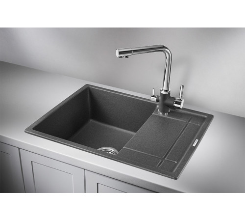 Кухонная мойка Granula 6501, ГРАФИТ