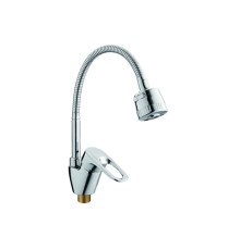 Смеситель для кухни с гибким изливом D-Lin D150404-T, хром