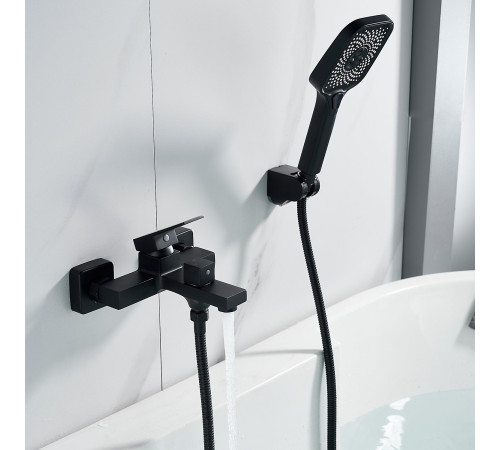 Смеситель для ванны Shevanik S9602H, черный