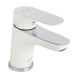 Смеситель для раковины Fiore KEVON CHIC 81WX8120, хром/белый