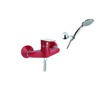 Смеситель для душа Fiore KEVON CHIC 81RX6510, хром/красный