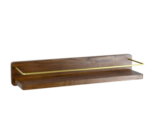 Полка для ванной комнаты Bronze de Luxe FOREST 10711G, матовое золото
