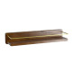 Полка для ванной комнаты Bronze de Luxe FOREST 10711G, матовое золото