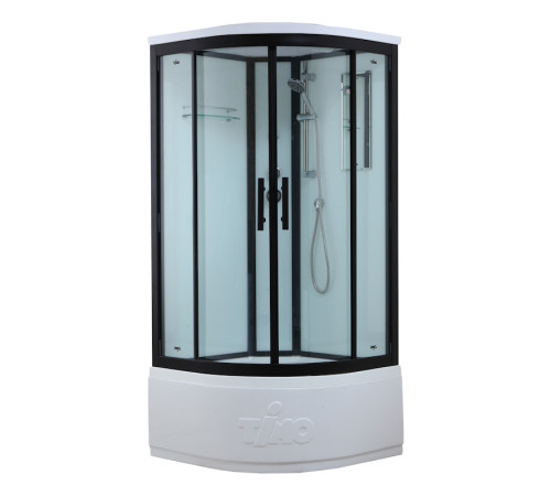 Душевая кабина Timo Standart Black T-6690B, 90x90x220