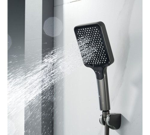 Смеситель для ванны Shevanik S9952T, оружейная сталь