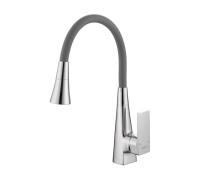 Смеситель для кухни с гибким изливом и режимом душ Haiba HB73823, хром