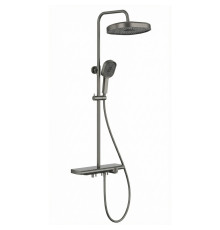 Душевая система ESKO ST350GM, оружейная сталь