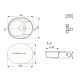 Кухонная мойка Ulgran Quartz Nora 585-03, десерт