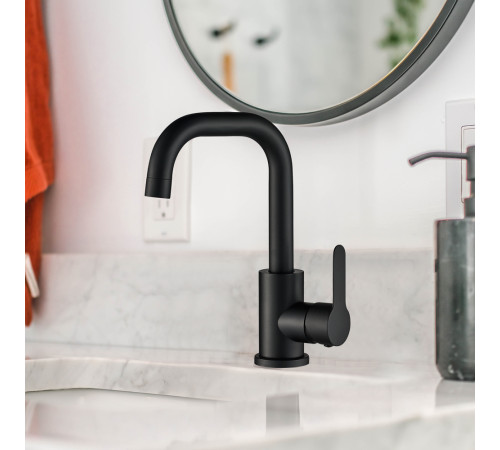 Смеситель для раковины WesnaArt EKO EKO05-250Black, черный