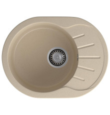 Кухонная мойка GranFest RONDO 580L, кашемир
