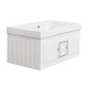 Тумба под раковину подвесная La Fenice Cubo FNC-01-CUB-B-80, белая