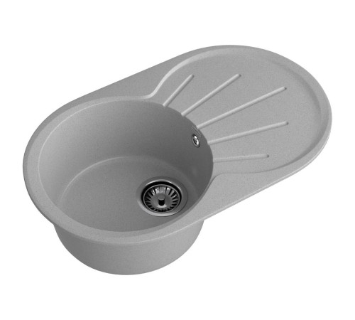 Кухонная мойка GranFest RONDO 750L, серый
