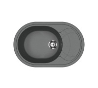 Кухонная мойка Ulgran U-610-343, антрацит