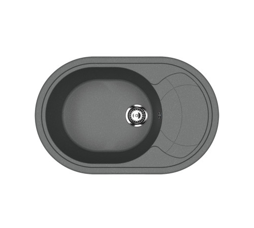 Кухонная мойка Ulgran U-610-343, антрацит