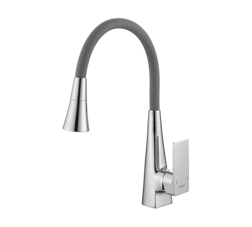 Смеситель для кухни с гибким изливом и режимом душ Haiba HB73823, хром