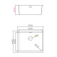 Кухонная мойка Grandex Aqua Proline 3002063, графит