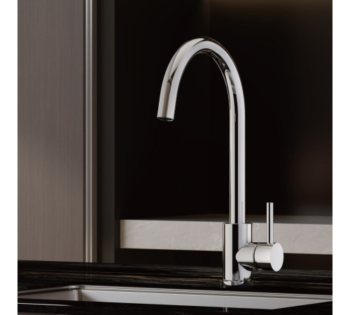 Смеситель для кухни BELZ B70809, хром