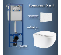 Комплект Maretti 3 в 1: унитаз EA10PBM73-844, инсталляция AC11P5211, кнопка AC12EL-740