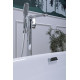 Смеситель для ванны напольный Bravat Gina F665104C-B3-ENG, хром