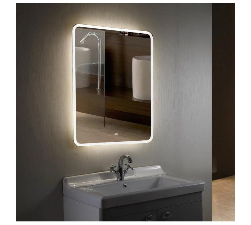 Зеркало Silver Mirrors Стив 600х800 - 2 (сенсорный выключатель, подогрев)