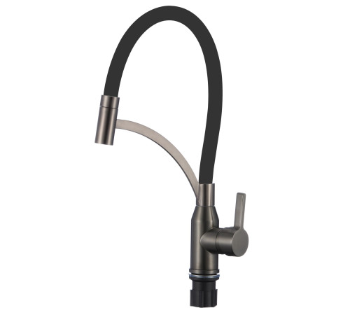 Смеситель для кухни Fmark FS8244Q-01, графит