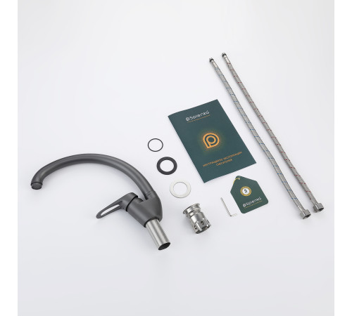 Смеситель для кухни Splenka S202.41.07, серый