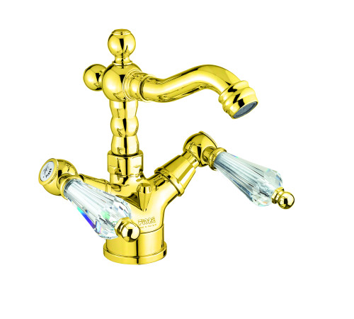 Смеситель для биде Fiore GIOIELLI (SWAROVSKI®) 08OO0635, золото