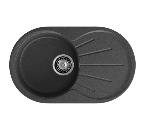 Кухонная мойка GranFest RONDO 750L, графит