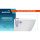 Умный унитаз SMARTFLOW безободковый с микролифтом SMF3017T-WH, белый