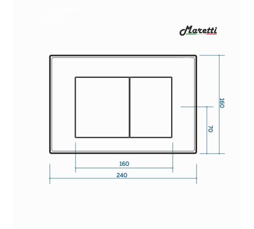 Комплект Maretti 3 в 1: унитаз EA10PBM73-844, инсталляция AC11P5211, кнопка AC12SF-560