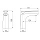 Смеситель для раковины Rav Slezak Tigris TG126.5