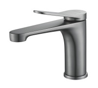 Смеситель для раковины Shevanik S6201T, оружейная сталь