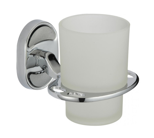 Держатель для стакана и зубных щеток Savol S-007057, хром