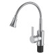 Смеситель для кухни с гибким изливом Voda Kitchen KF519, хром
