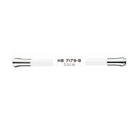 Гибкий излив для кухонного смесителя Haiba HB7179-8, белый