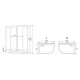 Душевая кабина Timo Standart T-5502R, 120x85x220