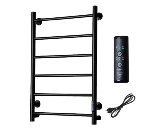 Полотенцесушитель электрический (лесенка) Тругор Аспект Пэк сп 1 80х40 см, черный