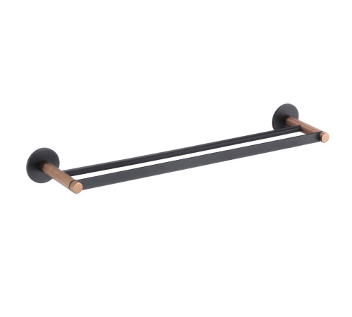 Полотенцедержатель Savol S-002148HD, черный/бронза