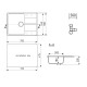 Кухонная мойка Ulgran Quartz Prima 750-03, десерт