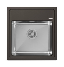 Кухонная мойка Florentina КОМБИ 21.455.B0480.302, антрацит