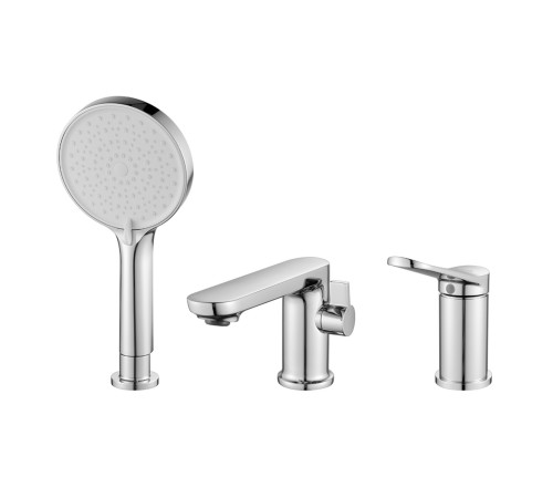 Смеситель на борт ванны Shevanik S4312, хром