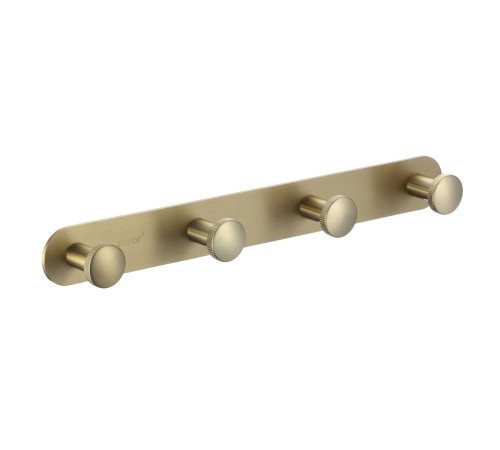 Планка с крючками Savol S-002174C, матовое золото