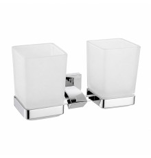 Стакан для ванной двойной GAPPO G0708, хром