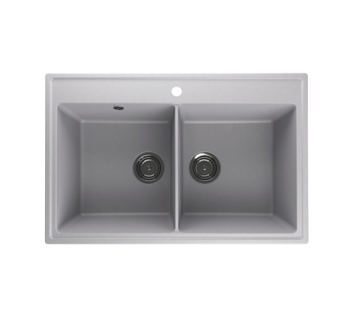 Кухонная мойка Ulgran Quartz Ruma 780-04, платина