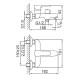 Смеситель для ванны FRUD R32157-6, черный